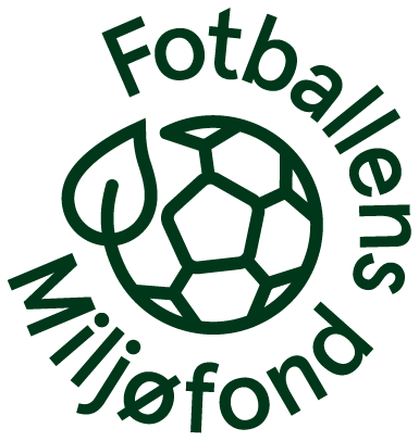 Fotballens Miljøfond logo - støtte til miljøvennlige kunstgressbaner